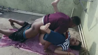 Indian Stepsister Fucked Raw On Rooftop By Her Stepbrother First Time Ever