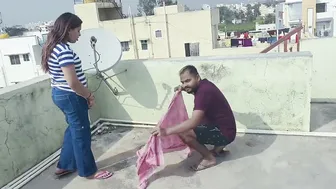 Indian Stepsister Fucked Raw On Rooftop By Her Stepbrother First Time Ever