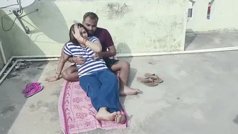 Indian Stepsister Fucked Raw On Rooftop By Her Stepbrother First Time Ever