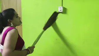Desi Bengali Maid Getting Pounded Hard While Cleaning The House Alone