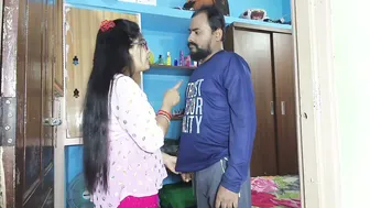Indian Stepsister Dragged In For Rough Face Fucking While He Finds His Shirt
