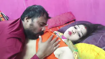 Bengali Couple Hot Romance With Big Boobs Fondling And Passionate Kissing