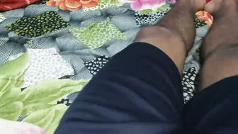 Bengali Bhabhi Stroking My Shaft And Squeezing Her Heavy Breasts Together