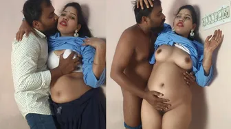 Indian College Girl Rides Boyfriend's Cock Hard Moaning In Hindi Audio
