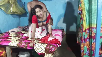 Indian Bhabhi Kissing Her Ex Before He Fucks Her On The Bedroom Floor