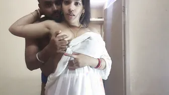 Desi Housewife Cheating With Her Husband's Best Friend In Their Own Bed