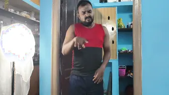 Indian Stepson Jerking Off To His Stepmom Before She Rides His Hard Dick