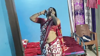 Indian Stepson Jerking Off To His Stepmom Before She Rides His Hard Dick