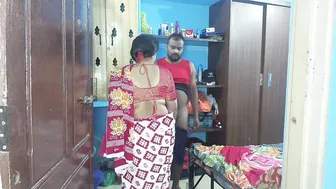 Indian Stepson Jerking Off To His Stepmom Before She Rides His Hard Dick