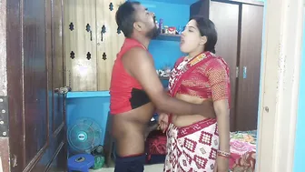 Indian Stepson Jerking Off To His Stepmom Before She Rides His Hard Dick