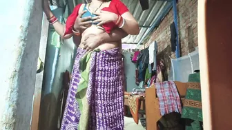 Mallu Aunty Gets Pounded Hard Showing Big Tits In Red Blouse For Him