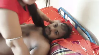 Indian Girl Kisses Younger Sister Then Fucks Her On Family Bed