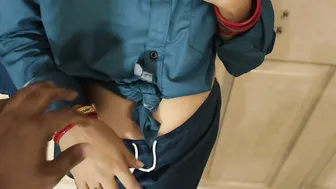 Indian Bhabhi Gets Fucked Standing Against Wall Moaning Loud In Pleasure