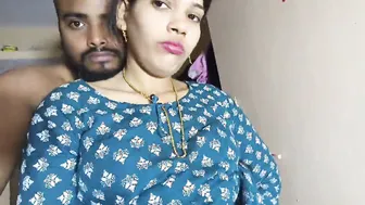 Indian Couple Tries Anal Sex As He Squeezes Her Tits And Fucks Pussy