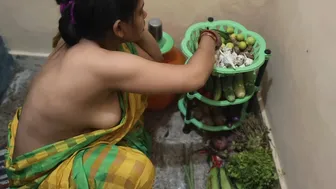 Odia Village Wife Sneaks Around With Neighbor While Husband Works Away