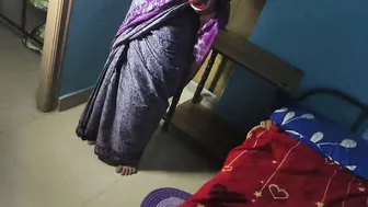Indian Newlywed Wife Kisses Husband Deep While He Sucks Her Big Breasts