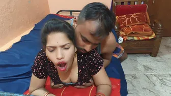 Indian Couple Fucks Rough In Bed Moaning Loud With Hindi Dirty Talk