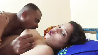 Bengali Wife Makes Out With Husband Before He Squeezes Her Tits