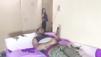 Desi Stepsister Catches Him Jerking Off Then Helps Him Finish The Job