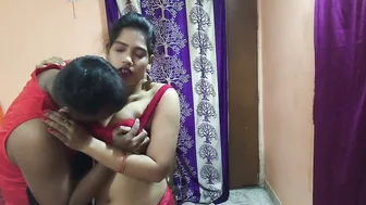 Indian Hot Wife Rides Her Brother In Law On Marriage Bed
