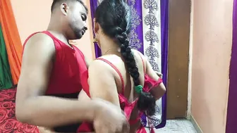 Indian Hot Wife Rides Her Brother In Law On Marriage Bed