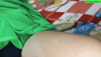 Indian Bhabhi Moaning Loud As She Gets Her Pussy Pounded On The Floor