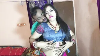 Bengali Bhabhi Riding Her Husband's Friend's Dick While He Is At Work