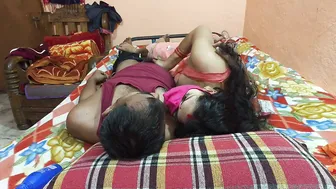 Desi Village Wife Bouncing On Thick Cock Moaning In Their Small Bedroom