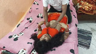 Desi Stepaunty Catches Her Nephew Jerking Off And Joins For Rough Sex
