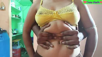 Indian Girl With Big Breasts Gets An Oily Rubdown Before Getting Fucked