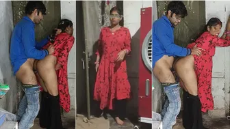 Desi Girlfriend Sneaks Back To Her Boyfriend's Place For Secret Fuck