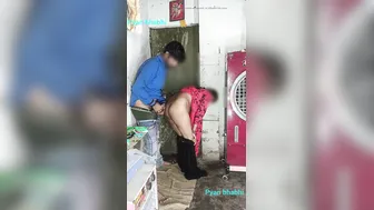 Desi Girlfriend Sneaks Back To Her Boyfriend's Place For Secret Fuck