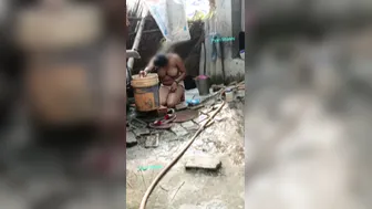 Tamil Sister In Law Secretly Filmed Naked During Her Morning Bath