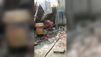 Tamil Sister In Law Secretly Filmed Naked During Her Morning Bath