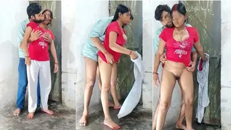 Desi Girlfriend Sneaks Over Late Night Moaning Loud During Rough Hookup