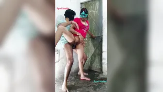 Desi Girlfriend Sneaks Over Late Night Moaning Loud During Rough Hookup