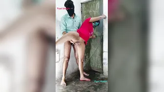 Desi Girlfriend Sneaks Over Late Night Moaning Loud During Rough Hookup