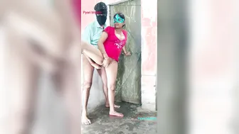 Desi Girlfriend Sneaks Over Late Night Moaning Loud During Rough Hookup