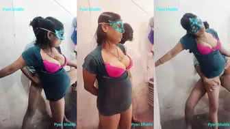 Indian Petite Girlfriend Giggles While Riding Her Boyfriend's Hard Cock