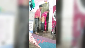 Indian Girlfriend Visits Her Man After Dark Screaming Through Wild Sex