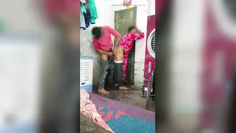Indian Girlfriend Visits Her Man After Dark Screaming Through Wild Sex