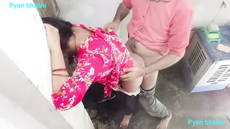 Two Desi Girlfriends Visiting Boyfriend's Flat For Loud Threesome At Night