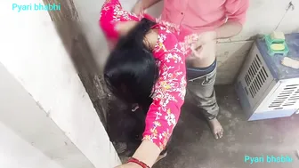 Two Desi Girlfriends Visiting Boyfriend's Flat For Loud Threesome At Night