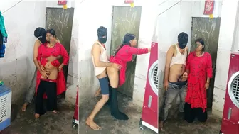 Four Desi Girls Taking Turns Sucking And Riding Him In Hostel Dorm Room