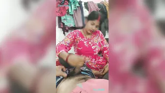 Indian Bhabhi Strokes Brother-In-Law's Cock Late Night Until He Erupts