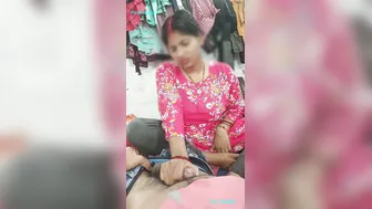 Indian Bhabhi Strokes Brother-In-Law's Cock Late Night Until He Erupts