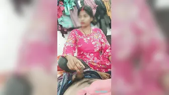 Indian Bhabhi Strokes Brother-In-Law's Cock Late Night Until He Erupts