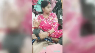 Indian Bhabhi Strokes Brother-In-Law's Cock Late Night Until He Erupts