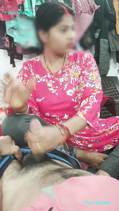 Indian Bhabhi Strokes Brother-In-Law's Cock Late Night Until He Erupts