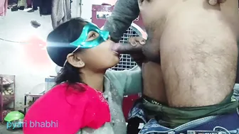 Indian Sister-In-Law Jerks Brother's Cock Until He Cums With Dirty Talk